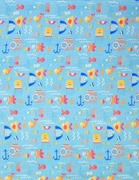 MORADO Glace Cotton Double Bed Quilt Cover / Duvet Cover / Rajai Cover / Blanket Cover with Zipper (90x100 Inches) - Blue