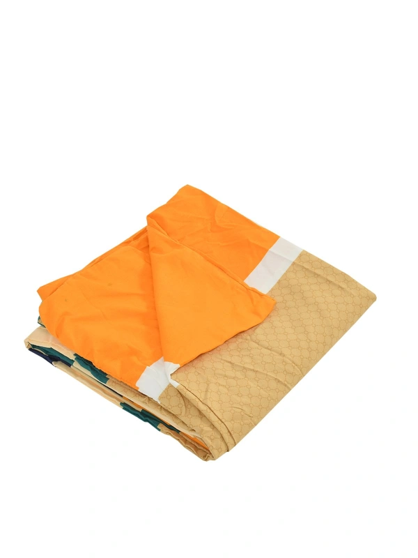 MORADO Glace cotton Double Bed Quilt Cover / Duvet Cover / Rajai Cover / Blanket Cover with Zipper (90x100 Inches) - Multicolor