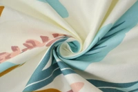 MORADO Glace cotton Double Bed Quilt Cover / Duvet Cover / Rajai Cover / Blanket Cover with Zipper (90x100 Inches) - Green