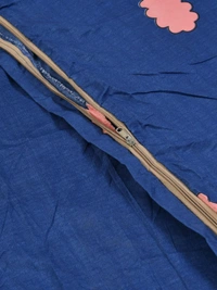 MORADO Glace Cotton Double Bed Quilt Cover / Duvet Cover / Rajai Cover / Blanket Cover with Zipper (90x100 Inches) - Multicolor