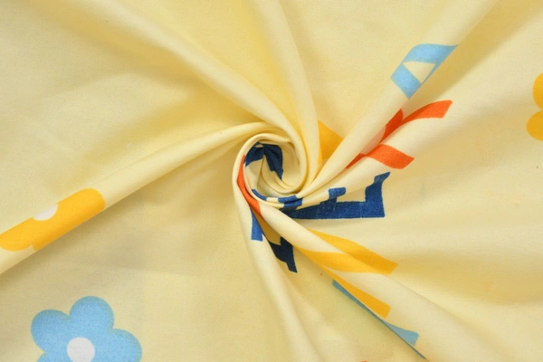 MORADO Glace Cotton Double Bed Quilt Cover / Duvet Cover / Rajai Cover / Blanket Cover with Zipper (90x100 Inches) - Offwhite