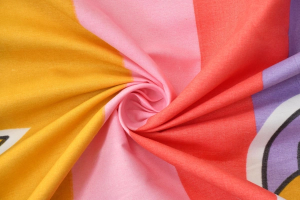 MORADO Glace Cotton Double Bed Quilt Cover / Duvet Cover / Rajai Cover / Blanket Cover with Zipper (90x100 Inches) - Multicolor