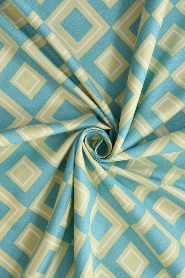 MORADO Glace cotton Double Bed Quilt Cover / Duvet Cover / Rajai Cover / Blanket Cover with Zipper (90x100 Inches) - Green