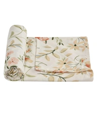 MORADO Glace Cotton Double Bed Quilt Cover / Duvet Cover / Rajai Cover / Blanket Cover With Zipper (90x100 Inches) - 90x100 Inches, Offwhite