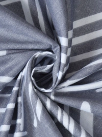 MORADO Glace Cotton Double Bed Quilt Cover / Duvet Cover / Rajai Cover / Blanket Cover With Zipper (90x100 Inches) - 90x100 Inches, Blue