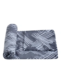 MORADO Glace Cotton Double Bed Quilt Cover / Duvet Cover / Rajai Cover / Blanket Cover With Zipper (90x100 Inches) - 90x100 Inches, Blue