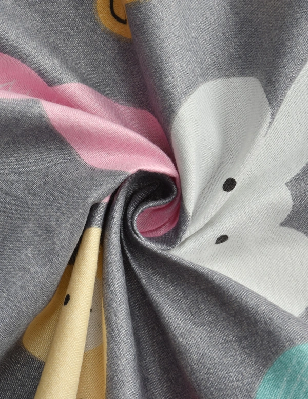 MORADO Glace Cotton Single / Duvet Cover / Rajai Cover / Blanket Cover with Zipper (60x90 Inches, MultiColor) - 60x90 Inches, Mutlicolor