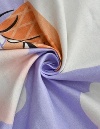 MORADO Glace Cotton Single / Duvet Cover / Rajai Cover / Blanket Cover with Zipper (60x90 Inches, Puple) - 60x90 Inches, Purple