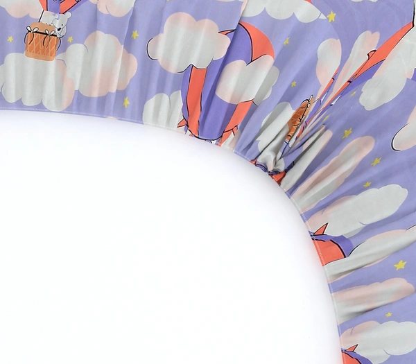 MORADO Glace Cotton Single / Duvet Cover / Rajai Cover / Blanket Cover with Zipper (60x90 Inches, Puple) - 60x90 Inches, Purple