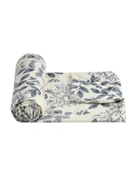 MORADO Glace Cotton Single / Duvet Cover / Rajai Cover / Blanket Cover with Zipper (60x90 Inches, Offwhite Black) - 60x90 Inches, Offwhite