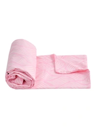 MORADO Glace Cotton Double / Duvet Cover / Rajai Cover / Blanket Cover with Zipper (90x100 Inches, Pink) - 90x100 Inches, Pink