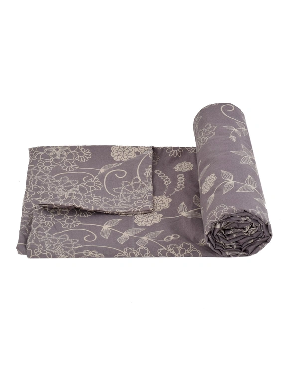 MORADO Glace Cotton Double Duvet Cover/Rajai Cover/Blanket Cover with Zipper (90x100 Inches) - 90x100 Inches, Mauve