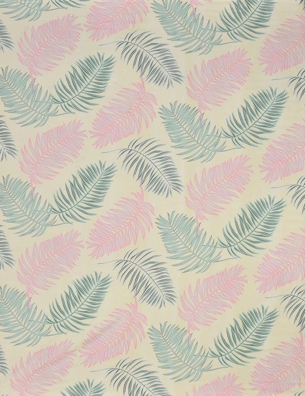 MORADO Glace Cotton Double Duvet Cover/Rajai Cover/Blanket Cover with Zipper (90x100 Inches) - 90x100 Inches, Light Green