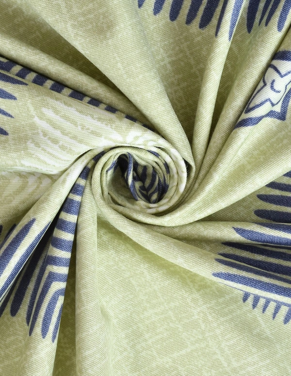 MORADO Glace Cotton Double Duvet Cover/Rajai Cover/Blanket Cover with Zipper (90x100 Inches) - 90x100 Inches, Green