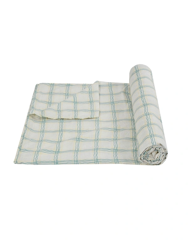 MORADO Glace Cotton Double Duvet Cover/Rajai Cover/Blanket Cover with Zipper (90x100 Inches) - 90x100 Inches