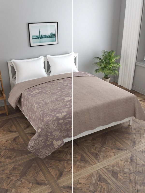 MORADO Glace Cotton Double Duvet Cover/Rajai Cover/Blanket Cover with Zipper (90x100 Inches) - 90x100 Inches