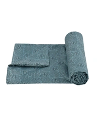 MORADO Glace Cotton Double Duvet Cover/Rajai Cover/Blanket Cover with Zipper (90x100 Inches, Grey) - 90x100 Inches, Grey