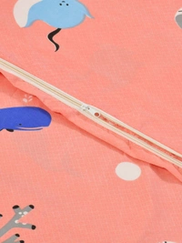 MORADO Glace Cotton Single Bed Size Quilt Cover / Duvet Cover / Rajai Cover / Blanket Cover with Zipper (60x90 Inches) - Pink