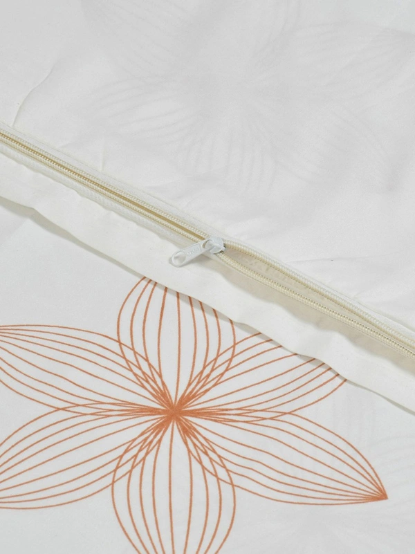 MORADO Glace Cotton Single Bed Size Quilt Cover / Duvet Cover / Rajai Cover / Blanket Cover with Zipper (60x90 Inches) - Multicolor