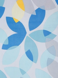 MORADO Glace Cotton Single Bed Size Quilt Cover / Duvet Cover / Rajai Cover / Blanket Cover with Zipper (60x90 Inches) - Blue