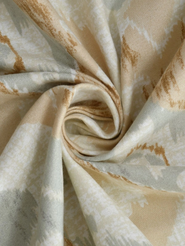 MORADO Glace Cotton Single Bed Size Quilt Cover / Duvet Cover / Rajai Cover / Blanket Cover With Zipper (60x90 Inches) - 60x90 Inches, Offwhite