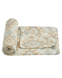 MORADO Glace Cotton Single Bed Size Quilt Cover / Duvet Cover / Rajai Cover / Blanket Cover With Zipper (60x90 Inches) - 60x90 Inches, Offwhite