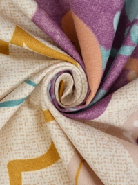 MORADO Premium Glace Cotton Elastic Fitted Double Bedsheet with 2 King Size Pillow Covers (72x78x8 Inches) - 72x78x8 Inches, Purple