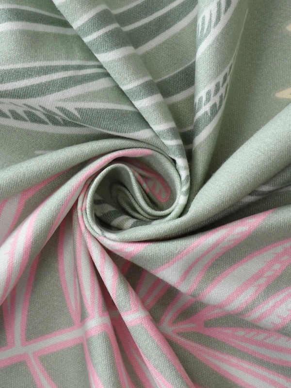 MORADO Glace Cotton Double Bed Quilt Cover / Duvet Cover / Rajai Cover / Blanket Cover With Zipper (90x100 Inches) - 90x100 Inches, Green