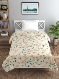 MORADO Glace Cotton Single / Duvet Cover / Rajai Cover / Blanket Cover with Zipper (60x90 Inches, Light Blue) - Pink