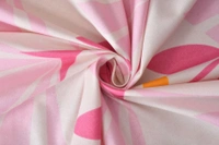 MORADO Glace Cotton Double Bed Quilt Cover / Duvet Cover / Rajai Cover / Blanket Cover with Zipper (90x100 Inches) - Pink