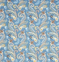 MORADO Premium Glace Cotton Elastic Fitted Double Bedsheet with 2 King Size Pillow Covers (72x78x8 Inches, Blue) - 72x78x8 Inches, Blue