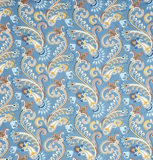 MORADO Premium Glace Cotton Elastic Fitted Double Bedsheet with 2 King Size Pillow Covers (72x78x8 Inches, Blue) - 72x78x8 Inches, Blue