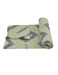 MORADO Glace Cotton Single Duvet Cover/Rajai Cover/Blanket Cover with Zipper (60x90 Inch, Dark Green) - 60x90 Inches, Green