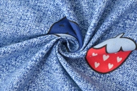 MORADO Premium Casement CottonElastic Fitted Single Bedsheet with 1 Pillow Cover (36x72x8 Inches) - Blue