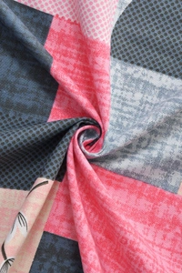 MORADO Premium Cotton Casement Elastic Fitted Double Bedsheet with 2 Pillow Covers (72x78x8 Inches) - Pink