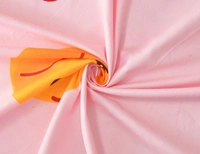 MORADO Glace cotton Double Bed Quilt Cover / Duvet Cover / Rajai Cover / Blanket Cover with Zipper (90x100 Inches) - Pink