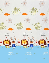 MORADO Glace Cotton Single Bed Size Quilt Cover / Duvet Cover / Rajai Cover / Blanket Cover with Zipper (60x90 Inches) - Multicolor