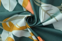 MORADO Premium Glace Cotton Elastic Fitted Single Bedsheet with 1 Pillow Cover (36x72x8 Inches) - Green