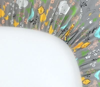 MORADO Premium Glace Cotton Elastic Fitted Double Bedsheet with 2 Pillow Covers (72x78x8 Inches) - Brown