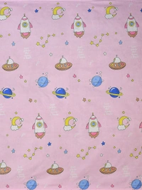 MORADO Glace Cotton Single Bed Size Quilt Cover / Duvet Cover / Rajai Cover / Blanket Cover with Zipper (60x90 Inches) - Pink