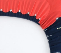 MORADO Premium Glace Cotton Elastic Fitted Single Bedsheet with 1 Pillow Cover (36x72x8 Inches) - Multicolor