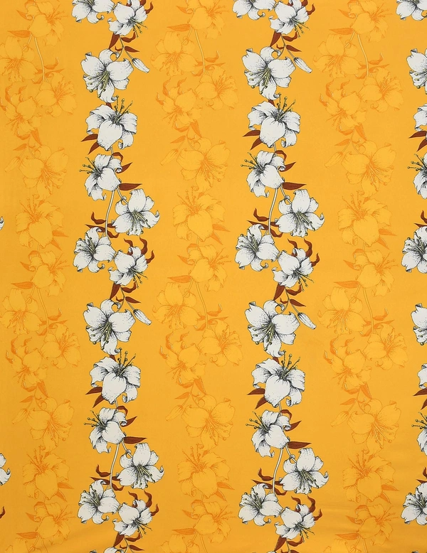 MORADO Premium Glace Cotton Single Bedsheet with 1 King Size Pillow Cover (60x90 Inches) - Mustard