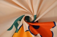 MORADO Premium Glace Cotton Elastic Fitted Single Bedsheet with 1 Pillow Cover (36x72x8 Inches) - Multicolor