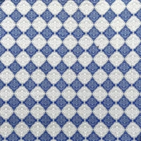 MORADO Premium Cotton Casement Double Bed Bedsheet with 2 Pillow Covers (90x100 Inches) - Blue White