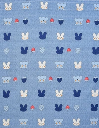 MORADO Premium Cotton Casement Double Bed Bedsheet with 2 Pillow Covers (90x100 Inches) - Blue