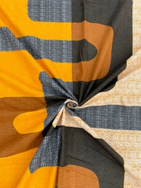 MORADO Premium Cotton Casement Double Bed Bedsheet with 2 Pillow Covers (90x100 Inches) - Yellow