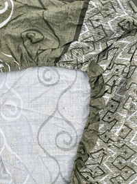 MORADO Premium Cotton Casement Elastic Fitted Double Bedsheet with 2 Pillow Covers (72x78x8 Inches) - Green