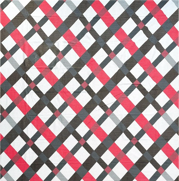 MORADO Premium Cotton Casement Elastic Fitted Double Bedsheet with 2 Pillow Covers (72x78x8 Inches) - Red Black