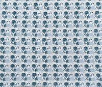 MORADO Premium Cotton Casement Elastic Fitted Double Bedsheet with 2 Pillow Covers (72x78x8 Inches) - White Blue