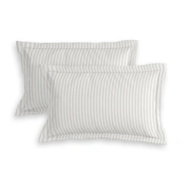 MORADO Premium Glace Cotton Stripe Double Fitted Bedsheet With 2 King Size Pillow Covers for Home-Hotels-Guest House (90x100 Inches) - 90x100inches